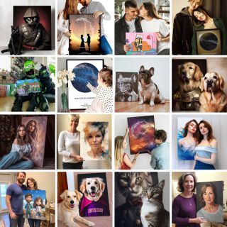 🎁 Jedinečné Vánoce s personalizovanými portréty! ✨ Oživte letošní Vánoce nečím neobvyklým a darujte svým blízkým dárek...